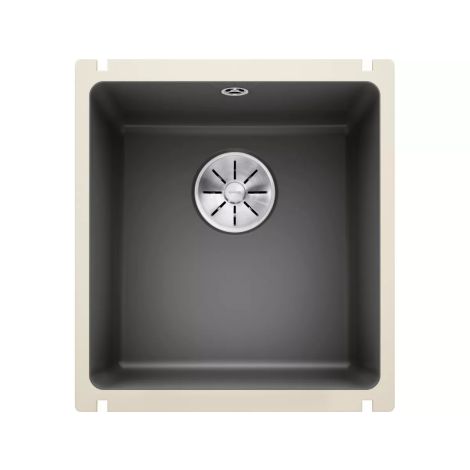  - BLANCO SUBLINE 375-U Ceramika PuraPlus zlewozmywak 41,4x45,6 cm bazaltowy, InFino 523731 - 523731 - Łazienki Szydłowski