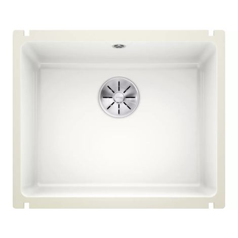  - BLANCO SUBLINE 500-U Ceramika PuraPlus zlewozmywak 54,3x45,6 cm biały połysk, InFino 523733 - 523733 - Łazienki Szydłowski