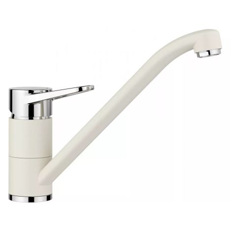 - BLANCO WEGA II Silgranit-Look Bateria kuchenna delikatny biały/chrom 526980 - 526980 - Łazienki Szydłowski