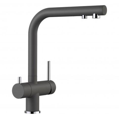 - BLANCO FONTAS II Silgranit-Look bateria kuchenna kolor szarość skały 523137 - 523137 - Łazienki Szydłowski