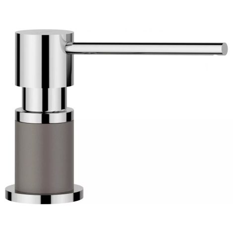 - Dozownik LATO Silgranit-Look kolor wulkaniczny szary/chrom 526954 - 526954 - Łazienki Szydłowski