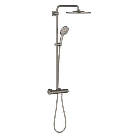- GROHE-Rainshower Smartactive 310 System prysznicowy z termostatem do montażu naściennego brushed hard graphite 26836AL0 - 26836AL0 - Łazienki Szydłowski