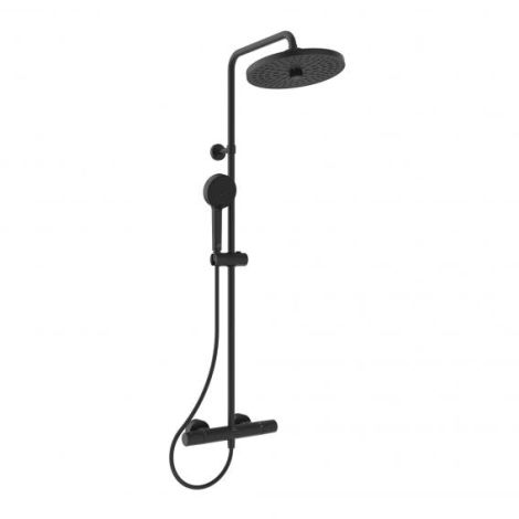 - Ideal Standard Ceratherm T25 system prysznicowy z termostatem kolor silk black A7210XG - A7210XG - Łazienki Szydłowski