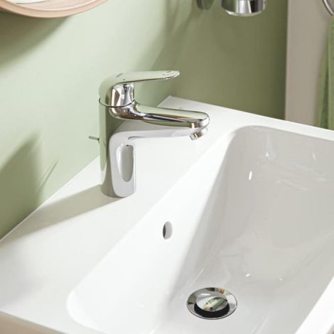 - GROHE- Swift Bateria umywalkowa, Rozmiar M chrom 24325001 - 24325001 - Łazienki Szydłowski