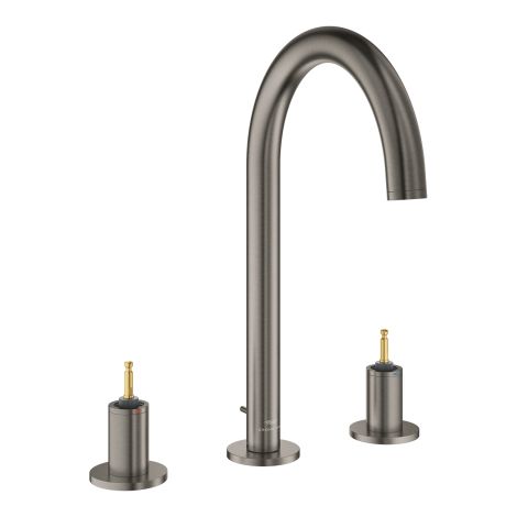  - GROHE-Atrio Private Collection Trzyotworowa bateria umywalkowa 1/2″ Rozmiar L brushed hard graphite 20593AL0 - 20593AL0 - Łazienki Szydłowski