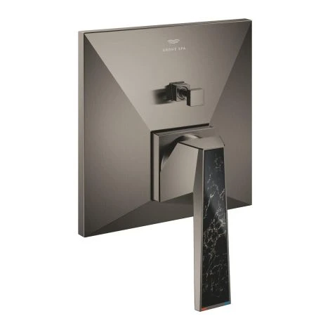 - GROHE-Allure Brilliant Private Collection Jednouchwytowa bateria do obsługi dwóch wyjść wody brushed hard graphite 24427AL0 - 24427AL0 - Łazienki Szydłowski