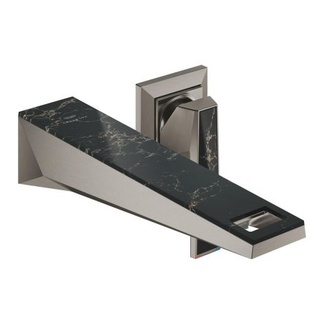 - GROHE-Allure Brilliant Private Collection 2-otworowa bateria umywalkowa Rozmiar M brushed hard graphite 29521AL0 - 29521AL0 - Łazienki Szydłowski
