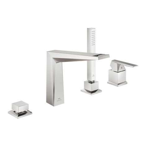 - GROHE-Allure Brilliant Private Collection 4-otworowa bateria wannowa stal nierdzewna 29523DC0 - 29523DC0 - Łazienki Szydłowski