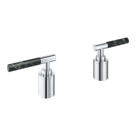  - GROHE-Atrio Private Collection Pokrętła wykonane z materiału Vanilla Noir Caesarstone chrom 48465000 - 48465000 - Łazienki Szydłowski
