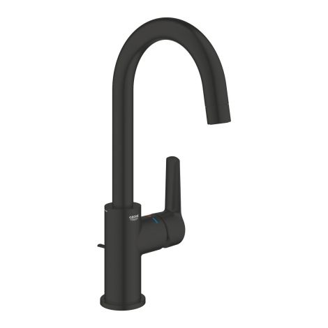 - GROHE-Start Bateria umywalkowa, Rozmiar L czarny mat 242032432 - 242032432 - Łazienki Szydłowski