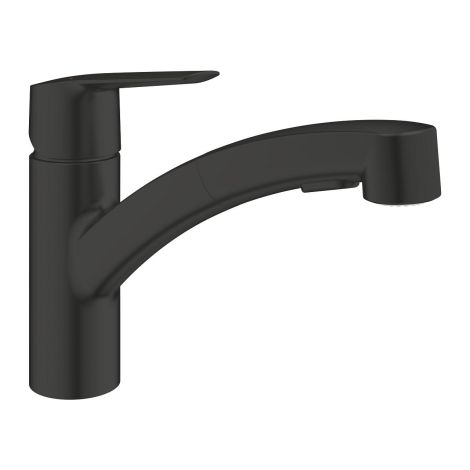 - GROHE-Start Jednouchwytowa bateria kuchenna czarny mat 305312431 - 305312431 - Łazienki Szydłowski