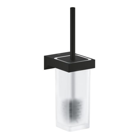  - GROHE-Selection Cube Szczotka toaletowa (komplet) phantom black 102277KF00 - 102277KF00 - Łazienki Szydłowski
