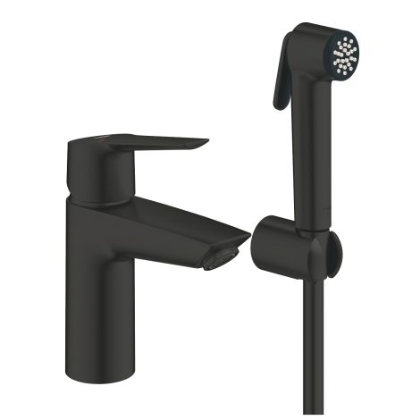 - GROHE-Start Bateria umywalkowa, Rozmiar S czarny mat 231232433 - 231232433 - Łazienki Szydłowski