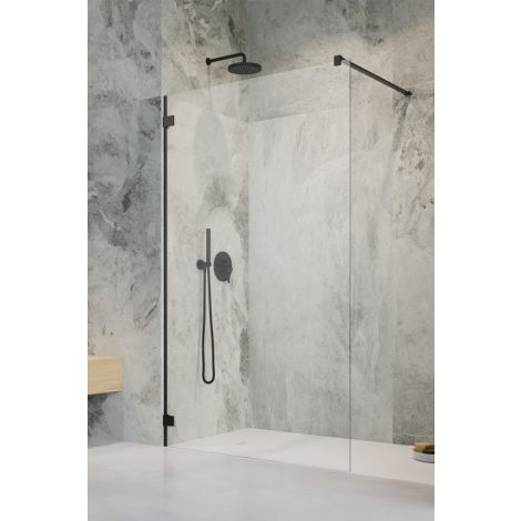 - Radaway Essenza Pro Black Walk-in szkło transparent Walk-in 140 101031405401 - 10103140-54-01 - Łazienki Szydłowski
