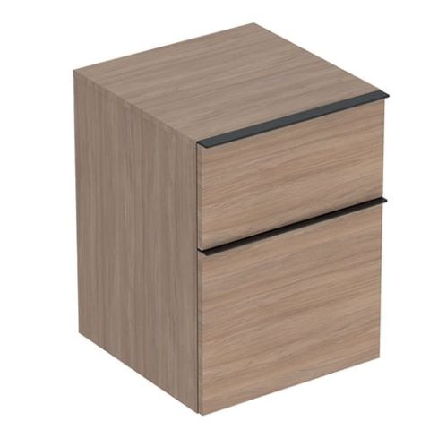  - Geberit iCon szafka boczna 45 cm, 2 szuflady kolor dąb 502315JH1 - 502.315.JH.1 - Łazienki Szydłowski