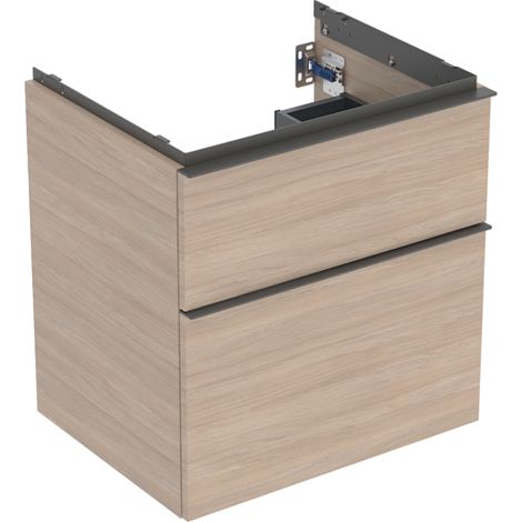  - Geberit iCon szafka pod umywalkę 60 cm, 2 szuflady kolor dąb 502303JH1 - 502.303.JH.1 - Łazienki Szydłowski