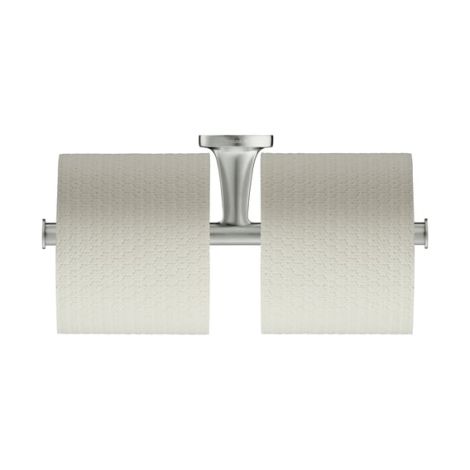 - DURAVIT Starck T Uchwyt na papier toaletowy podwójny, kolor stal nierdzewna szczotkowana 0099387000 - 0099387000 - Łazienki Szydłowski