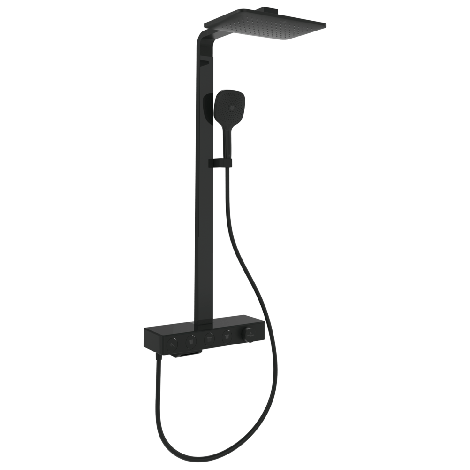 - Villeroy&Boch Infinity Showers zestaw prysznicowy czarny mat TVS110005000K5 - TVS110005000K5 - Łazienki Szydłowski