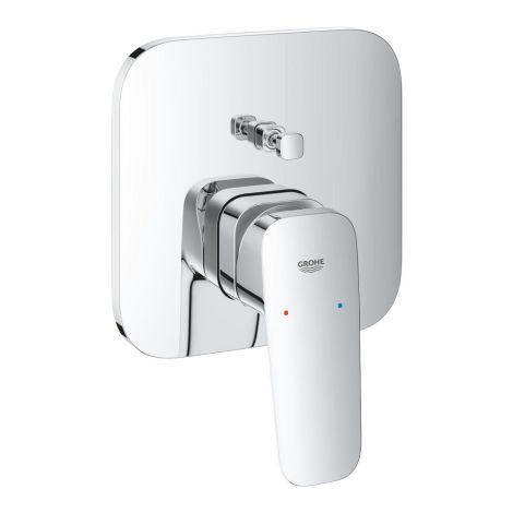 - GROHE-Cubeo Bateria do obsługi 2 odbiorników chrom 1017780000 - 1017780000 - Łazienki Szydłowski