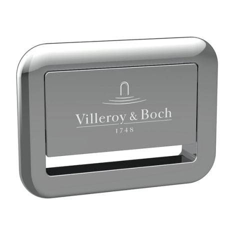 - Villeroy&Boch Collaro osłona przelewu + pokrywa odpływu wannowego chrom VB-UPWAS00 - UPWAS00 - Łazienki Szydłowski