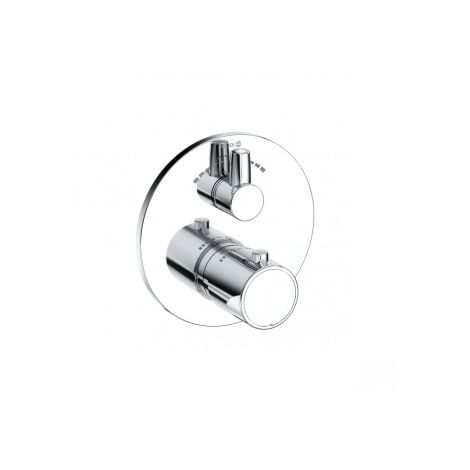  - KLUDI ZENTA SL podtynkowa bateria wannowo prysznicowa z termostatem do elementu podtynkowego KLUDI-SLIM.BOXX 88022 chrom 388100545 - 388100545 - Łazienki Szydłowski