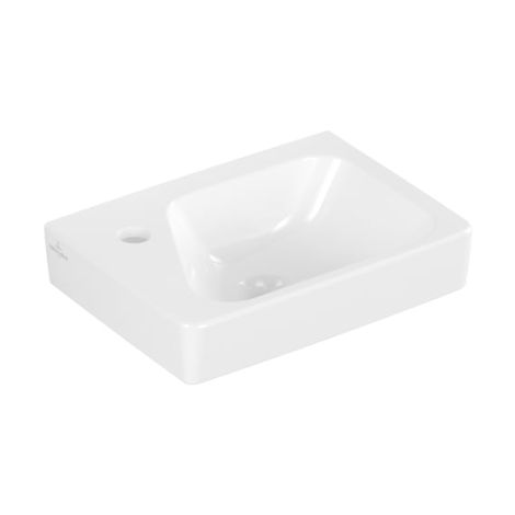  - Villeroy & Boch Architectura umywalka toaletowa 36 x 27,5 cm biały z CeramicPlus 438537R1 - 438537R1 - Łazienki Szydłowski