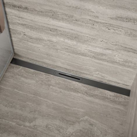  - KALDEWEI FLOWLINE ZERO pokrywa do odpływu liniowego z możliwością skrócenia, 120 cm kolor grafitowy szczotkowany 940100010932 - 940100010932 - Łazienki Szydłowski