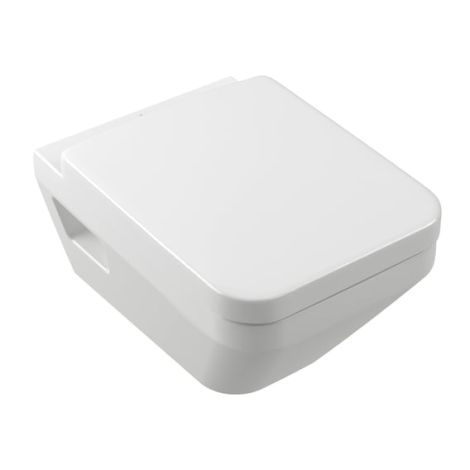  - Villeroy & Boch Architectura miska WC 53 x 37 cm wisząca z TwistFlush, z deską WC kolor biały 5685CL01 - 5685CL01 - Łazienki Szydłowski