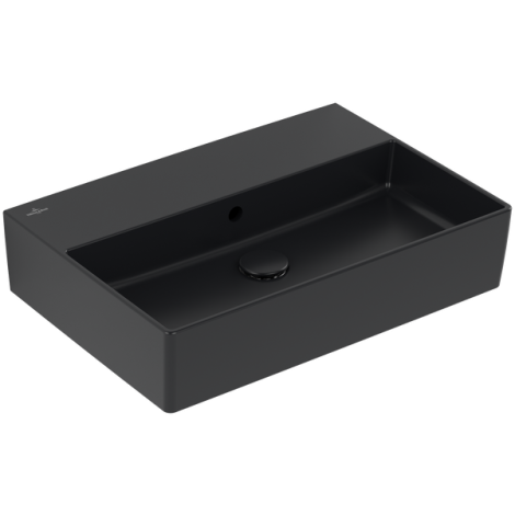 - VILLEROY&BOCH Memento 2.0 Umywalka 60 x 42 cm Pureblack CeramicPlus 4A2262R7 - 4A2262R7 - Łazienki Szydłowski