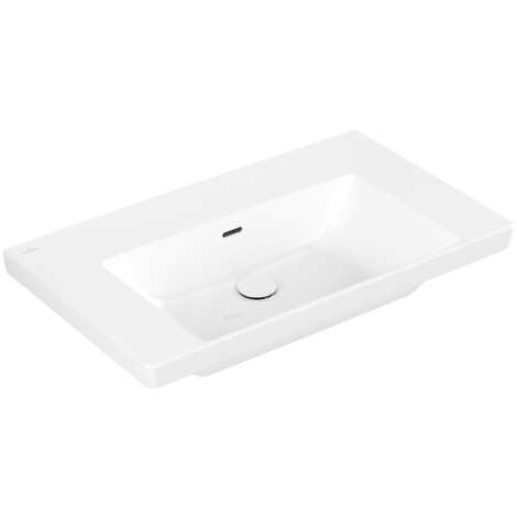 - Villeroy&Boch Subway 3.0 Umywalka meblowa 80 x 47 cm z przelewem, Nieszlifowany biały CeramicPlus 4A7082R1 - 4A7082R1 - Łazienki Szydłowski