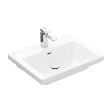 - VILLEROY&BOCH Subway 3.0 Umywalka 60 x 47 cm z przelewem, Nieszlifowany biały CeramicPlus 4A7062R1 - 4A7062R1 - Łazienki Szydłowski