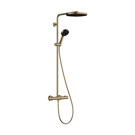  - HANSGROHE Pulsify S Puro Komplet prysznicowy 260 1jet EcoSmart z Ecostat Fine i główką prysznicową 3jet Brąz Szczotkowany 24237140 - 24237140 - Łazienki Szydłowski