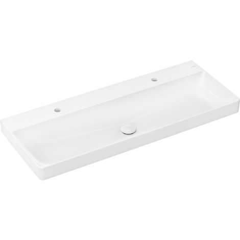  - HANSGROHE Xelu Q Umywalka wpuszczana w blat 120 x 48 cm biały 61044450 - 61044450 - Łazienki Szydłowski