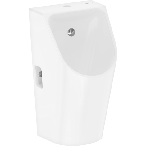 - HANSGROHE EluPura Original S Pisuar z zasilaniem od góry, odpływ z tyłu, bezkołnirzowy biały 60287450 - 60287450 - Łazienki Szydłowski