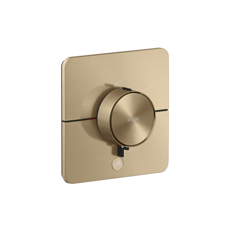 - AXOR ShowerSelect ID Bateria termostatyczna HighFlow do 1 odbiornika z dodatkowym wyjściem, softsquare, podtynkowa brąz szczotkowany 36778140 - 36778140 - Łazienki Szydłowski