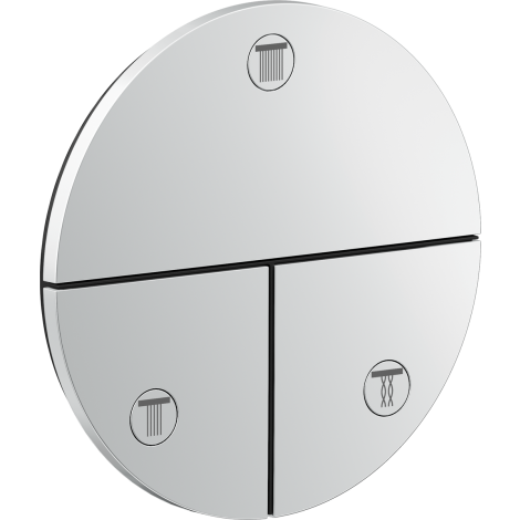- AXOR ShowerSelect ID Zawór odcinający do 3 odbiorników, okrągły, chrom 36779000 - 36779000 - Łazienki Szydłowski