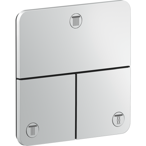  - AXOR ShowerSelect ID Zawór odcinający do 3 odbiorników, softsquare, podtynkowy chrom 36781000 - 36781000 - Łazienki Szydłowski