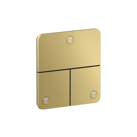  - AXOR ShowerSelect ID Zawór odcinający do 3 odbiorników, softsquare, podtynkowy złoty optyczny polerowany 36781990 - 36781990 - Łazienki Szydłowski