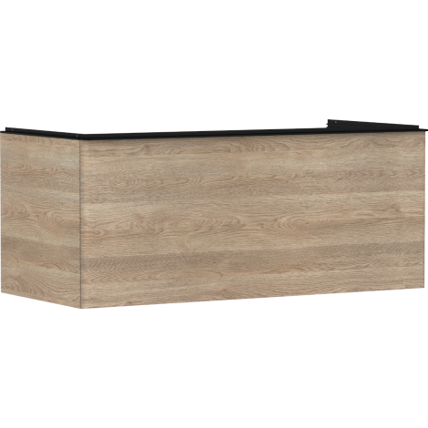  - HANSGROHE Xelu Q Szafka pod szlifowaną umywalkę wpuszczaną w blat z 1 szufladą 118 x 55 cm naturalny dąb 54064670 - 54064670 - Łazienki Szydłowski