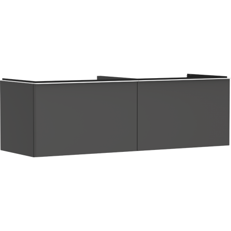 - HANSGROHE Xelu Q Szafka pod szlifowaną umywalkę wpuszczaną w blat z 2 szufladami 156 x 55 cm szary diament matowy 54071700 - 54071700 - Łazienki Szydłowski