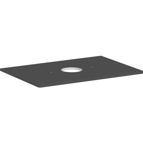 - HANSGROHE Xelu Q Blat 78 x 55cm z wycięciem na środku pod umywalkę nablatową bez otworu na baterię szary diament matowy 54113910 - 54113910 - Łazienki Szydłowski