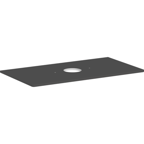 - HANSGROHE Xelu Q Blat 98 x 55cm z wycięciem na środku pod umywalkę nablatową bez otworu na baterię szary diament matowy 54114910 - 54114910 - Łazienki Szydłowski