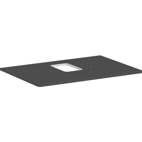  - HANSGROHE Xelu Q Blat 78 x 55 cm z wycięciem na środku pod umywalkę nablatową z otworem na baterię szary diament matowy 54120910 - 54120910 - Łazienki Szydłowski