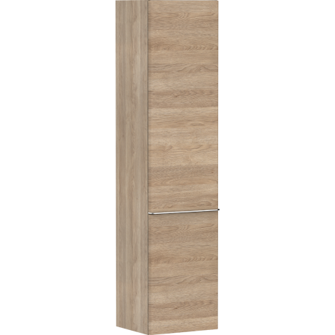 - HANSGROHE Xelu Q Szafka boczna wysoka 40 x 35 cm, drzwi prawe, Naturalny Dąb 54141000 - 54141000 - Łazienki Szydłowski
