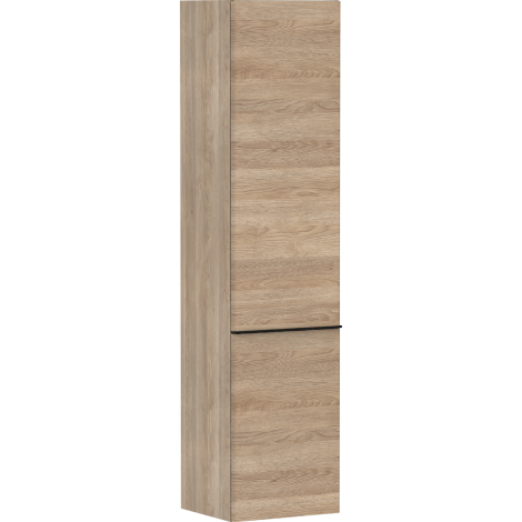 - HANSGROHE Xelu Q Szafka boczna wysoka 40 x 35 cm, drzwi prawe, naturalny dąb 54141670 - 54141670 - Łazienki Szydłowski