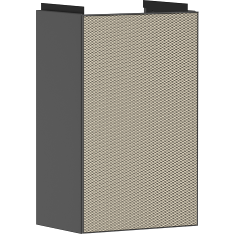  - HANSGROHE Xevolos E Szafka pod małą umywalkę wiszacą z drzwiami lewymi 34 x 24,5 cm szary łupek matowy 54168390 - 54168390 - Łazienki Szydłowski