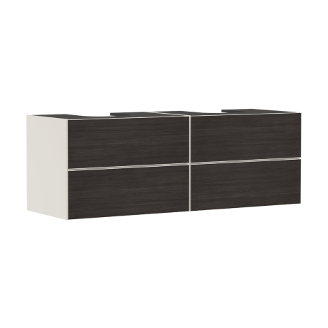  - HANSGROHE Xevolos E Szafka pod 2 szlifowane umywalki wpuszczane w blat z 4 szufladami 157 x 55cm piaskowy beż matowy 54200730 - 54200730 - Łazienki Szydłowski