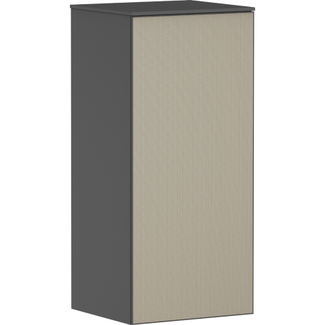 - HANSGROHE Xevolos E Szafka boczna średnia 40 x 36 cm, drzwi lewe, szary łupek mat 54214390 - 54214390 - Łazienki Szydłowski