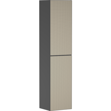 - HANSGROHE Xevolos E Szafka boczna wysoka 40 x 36 cm, drzwi lewe, szary łupek matowy 54220390 - 54220390 - Łazienki Szydłowski