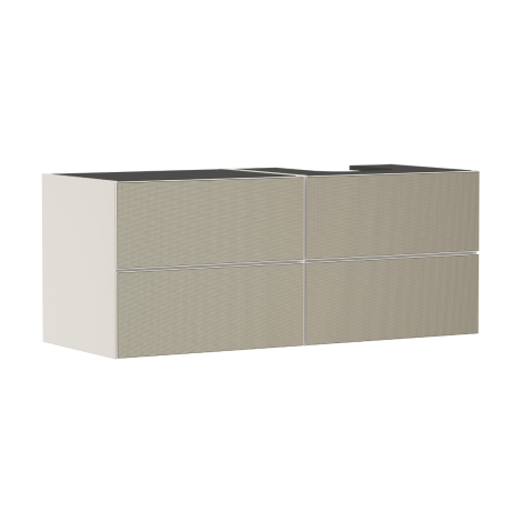  - HANSGROHE Xevolos E Szafka pod szlifowaną umywalkę wpuszczaną w blat po prawej stronie z 4 szufladami 137 x 55cm Piaskowy Beż Mat 54240390 - 54240390 - Łazienki Szydłowski